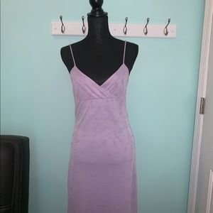 Purple spring dress